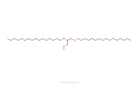 CAS:13071-60-8_1,2-O-双十六烷基-rac-甘油的分子结构