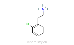 CAS:13078-80-3_2-氯苯乙胺的分子结构