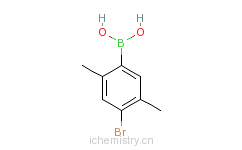 CAS:130870-00-7_4-溴-2,5-二甲基苯硼酸的分子结构