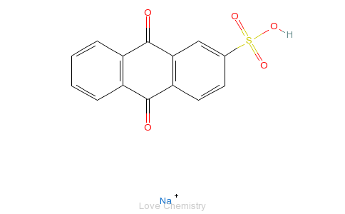 CAS:131-08-8_蒽醌-2-磺酸钠的分子结构