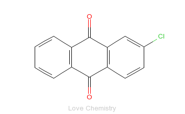 CAS:131-09-9_2-氯蒽醌的分子结构