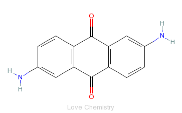 CAS:131-14-6_2,6-二氨基蒽醌的分子结构