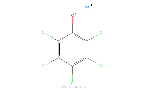 CAS:131-52-2_五氯酚钠的分子结构