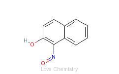 CAS:131-91-9_1-亚硝基-2-萘酚的分子结构
