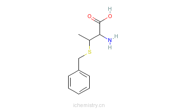 CAS:131235-01-3_(2R,3S)-2-氨基-3-(苄硫基)丁酸的分子结构