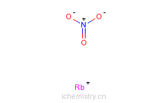 CAS:13126-12-0_硝酸铷的分子结构