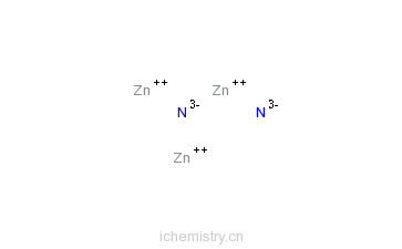 CAS:1313-49-1_氮化锌的分子结构