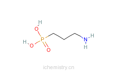 CAS:13138-33-5_3-氨基丙烷-1-磷酸的分子结构