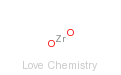 CAS:1314-23-4_氧化锆的分子结构