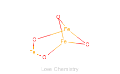 CAS:1317-61-9_四氧化三铁的分子结构