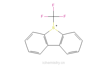 CAS:131880-16-5_S-(三氟甲基)二苯并噻吩嗡四氟硼酸盐的分子结构