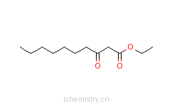 CAS:13195-66-9_3-羰基癸酸乙酯的分子结构