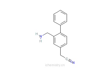 CAS:132249-12-8_2-(2-氨基-4-联苯基)丙腈的分子结构