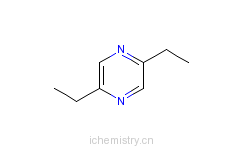 CAS:13238-84-1_2,5-二乙基吡嗪的分子结构