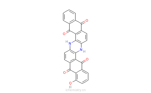 CAS:1324-28-3_6,15-二氢羟基-5,9,14,18-二蒽并[1,2-1',2']哒嗪的分子结构