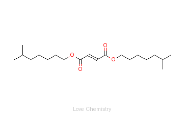 CAS:1330-76-3_马来酸二异辛酯的分子结构
