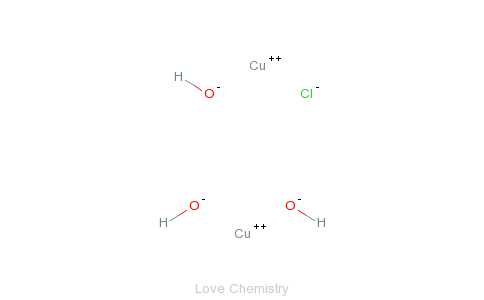 CAS:1332-65-6_氧氯化铜的分子结构