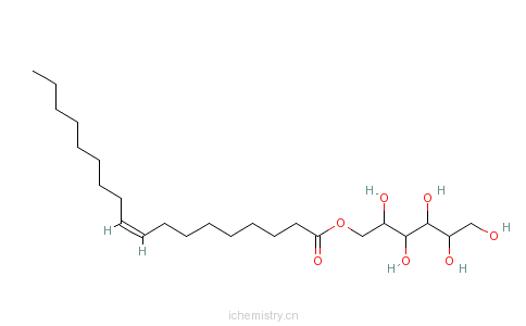 CAS:1333-68-2_单-9-十八烯酸-D-山梨糖醇酯的分子结构