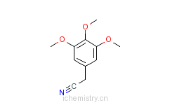 CAS:13338-63-1_3,4,5-三甲氧基苯乙腈的分子结构
