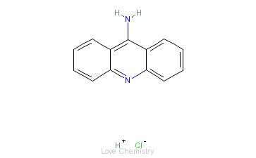 CAS:134-50-9_盐酸氨吖啶的分子结构