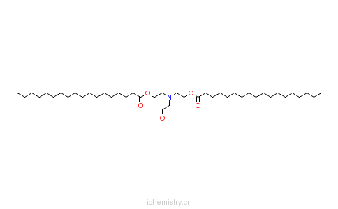CAS:13412-15-2_二十八烷酸[(2-羟乙基)亚氨基]二-2,1-亚乙基酯的分子结构