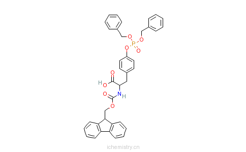 CAS:134150-51-9_N-Fmoc-O-[bis(benzyloxy)phosphoryl]-L-tyrosineķӽṹ