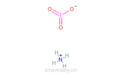 CAS:13446-09-8_碘酸铵的分子结构