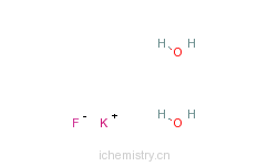 CAS:13455-21-5_氟化钾(二水)的分子结构