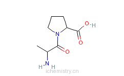 CAS:13485-59-1_L-丙氨酰-L-脯氨酸的分子结构
