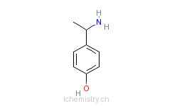 CAS:134855-89-3_(R)-4-(1-氨基乙基)苯酚(S)-羟基丁二酸盐的分子结构