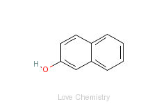 CAS:135-19-3_2-羟基萘的分子结构