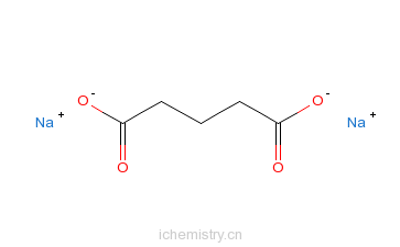 CAS:13521-83-0_戊二酸二钠盐的分子结构