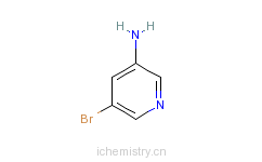CAS:13535-01-8_5-溴-3-氨基吡啶的分子结构