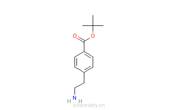 CAS:135482-70-1_4-(2-氨基乙基)苯甲酸叔丁酯的分子结构