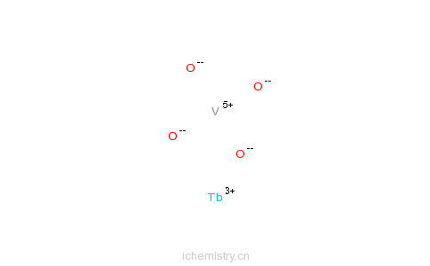 CAS:13566-09-1_钒酸铽的分子结构