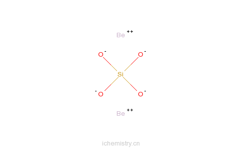 CAS:13598-00-0_硅铍石的分子结构