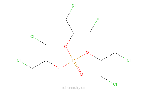 CAS:13674-87-8_磷酸三(1,3-二氯异丙基)酯的分子结构