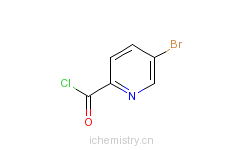 CAS:137178-88-2_5-溴吡啶-2-甲酰氯的分子结构