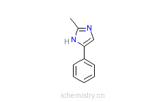 CAS:13739-48-5_2-甲基-4-苯基-1H-咪唑的分子结构