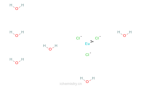CAS:13759-92-7_三氯化铕六水化物的分子结构
