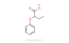 CAS:13794-14-4_2-苯氧基丁酸的分子结构