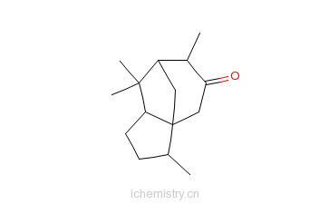 CAS:13794-73-5_雪松烷-9-酮的分子结构