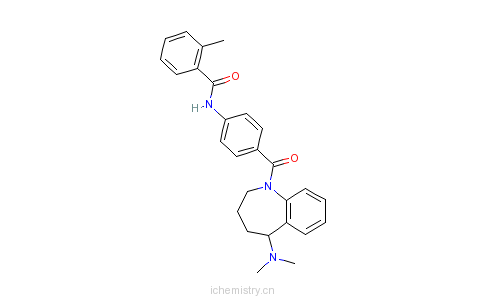 CAS:137975-06-5_莫扎伐普坦的分子结构