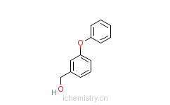 CAS:13826-35-2_3-苯氧基苄醇的分子结构