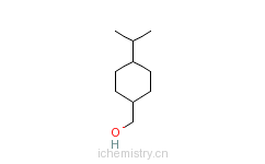 CAS:13828-37-0_顺-4-(1-甲基乙基)环己醇的分子结构