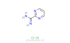 CAS:138588-40-6_2-嘧啶甲脒盐酸盐的分子结构