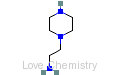 CAS:140-31-8_N-氨乙基哌嗪的分子结构