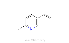 CAS:140-76-1_2-甲基-5-乙烯基吡啶的分子结构
