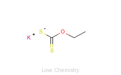 CAS:140-89-6_乙基黄原酸钾的分子结构