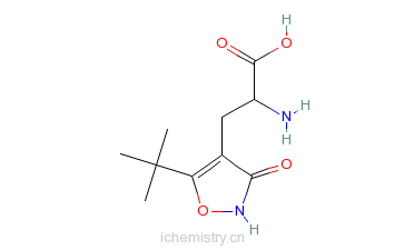 CAS:140158-50-5_(R,S)--Amino-3-hydroxy-5-t-butyl-4-isoxazolepropionic acidķӽṹ